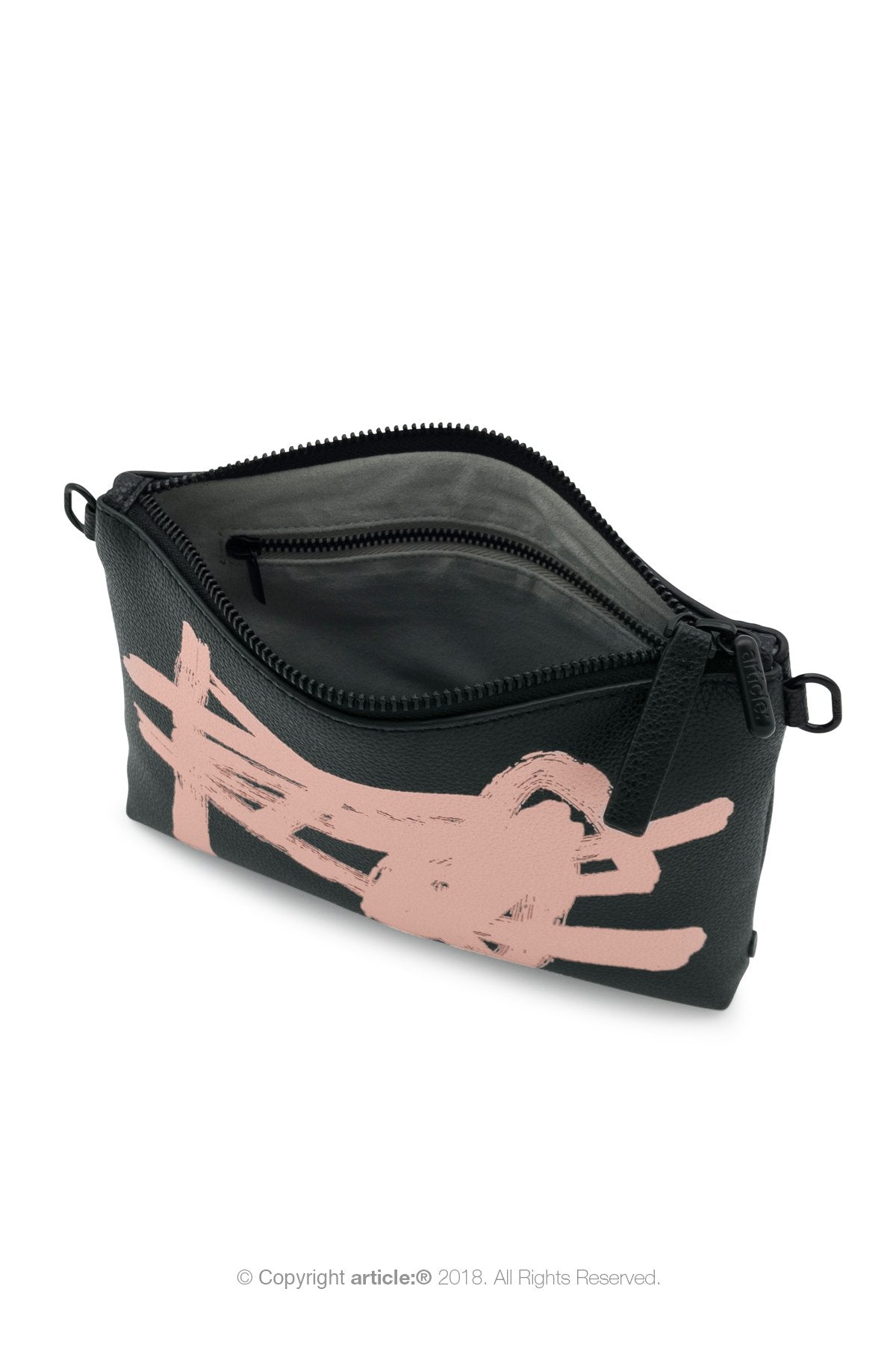 article: #007 Pochette Gusset - Noir