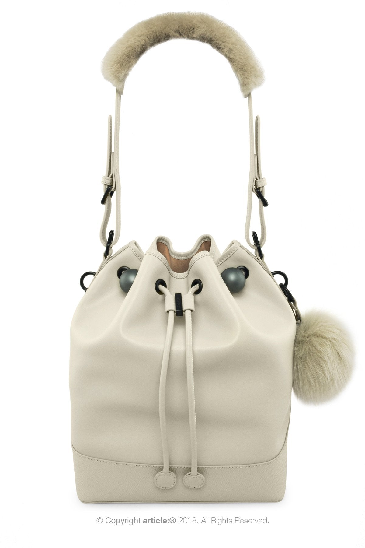article: #120 Handbag Grande Bucket - Oyster