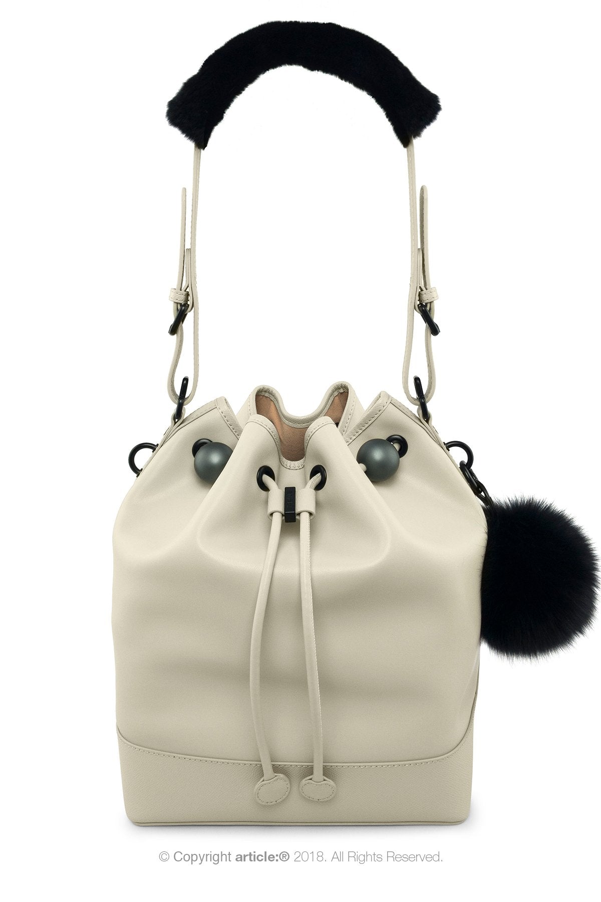 article: #120 Handbag Grande Bucket - Oyster