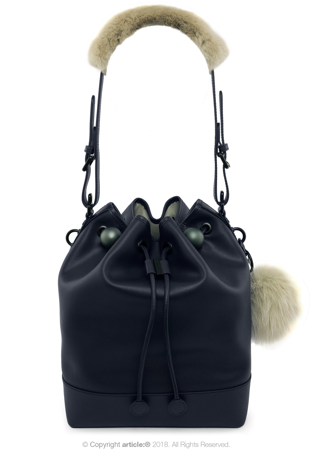 article: #120 Handbag Grande Bucket - Indigo