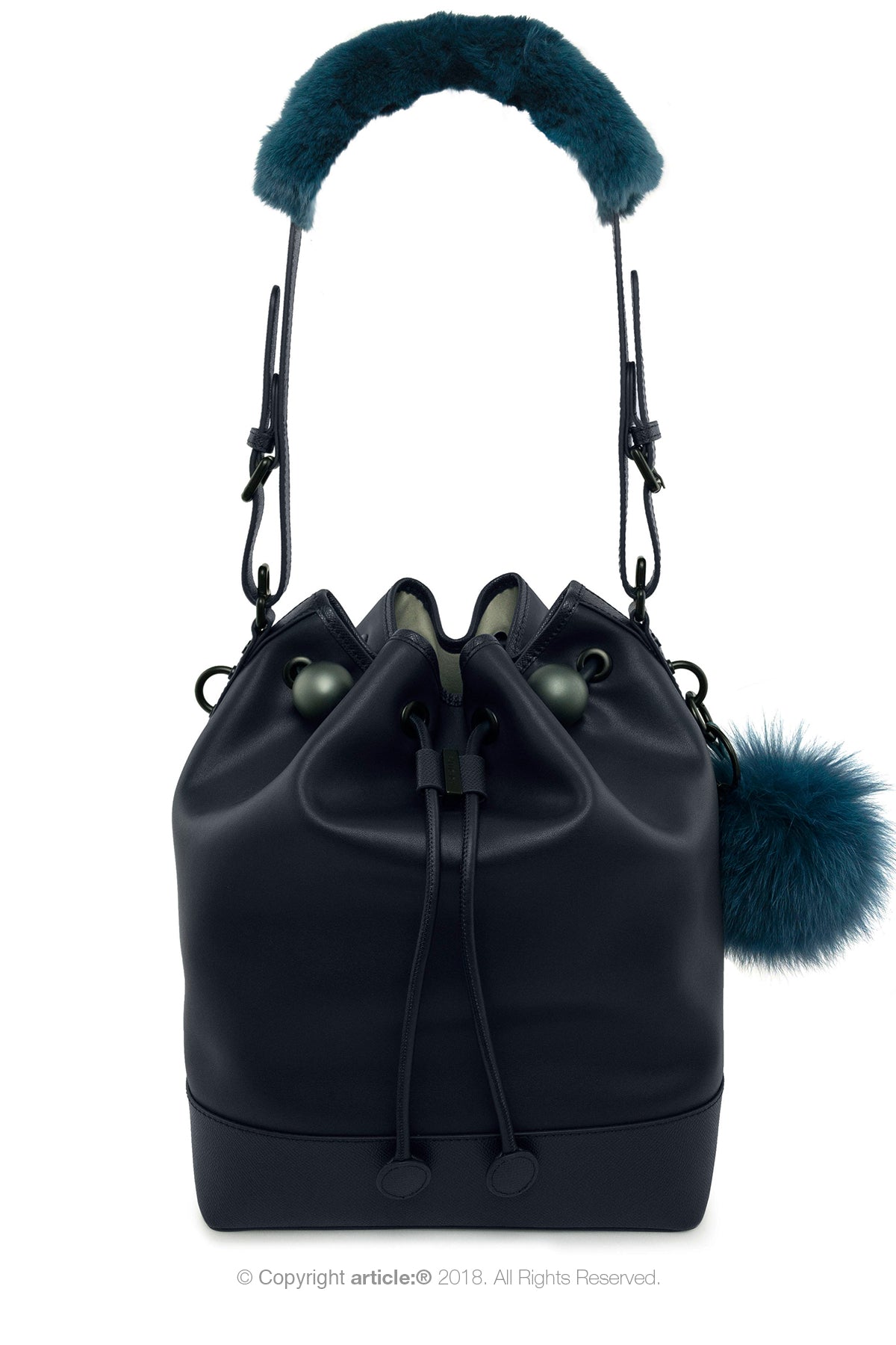 article: #120 Handbag Grande Bucket - Indigo