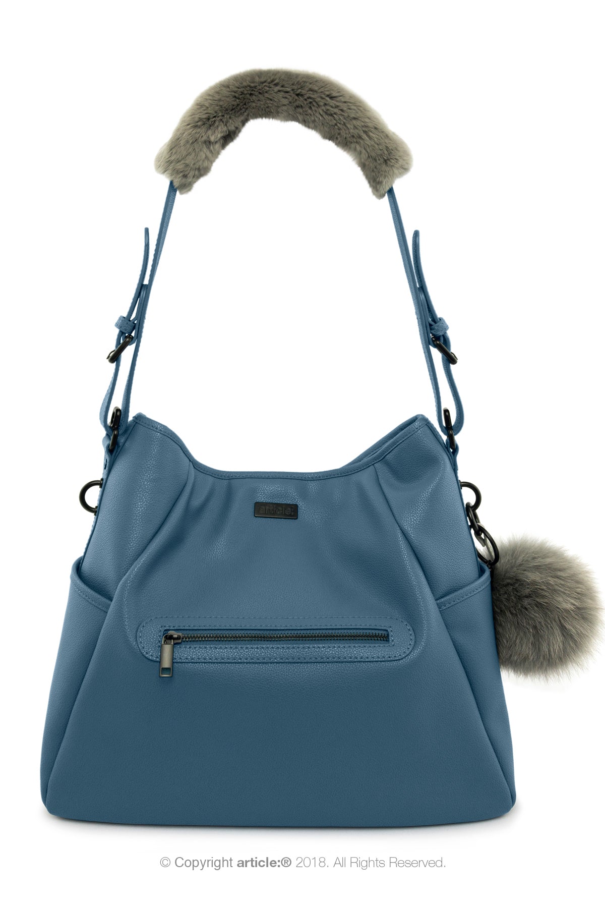 article: #130 Handbag Hobo - Prussian