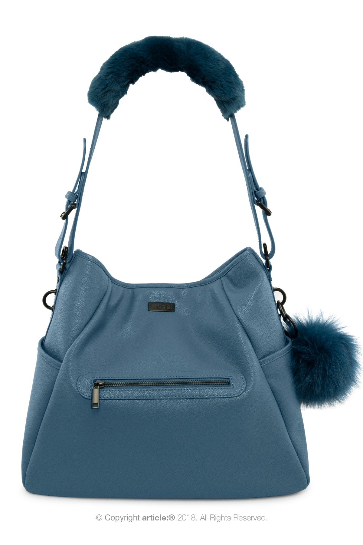article: #130 Handbag Hobo - Prussian
