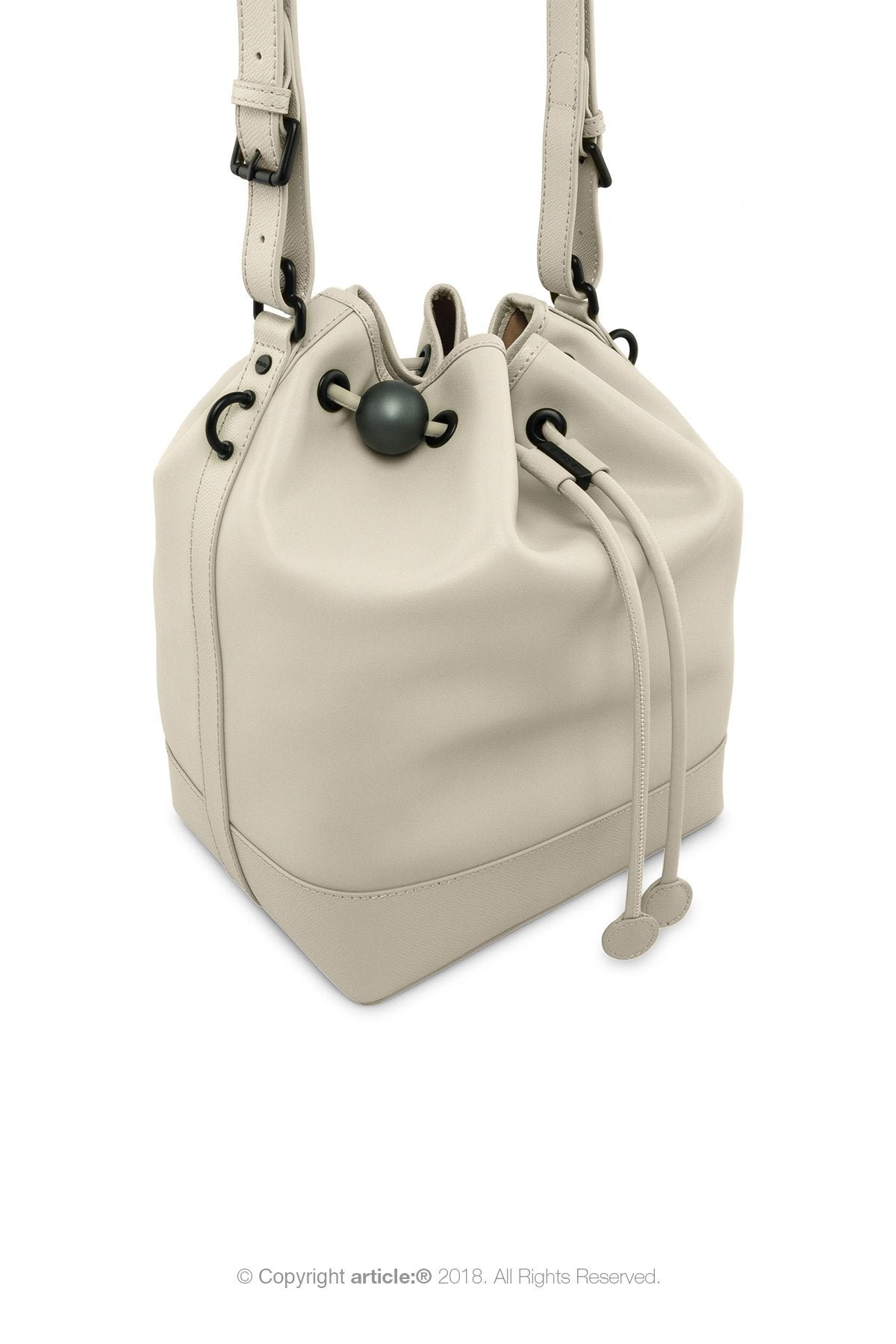 article: #120 Handbag Grande Bucket - Oyster