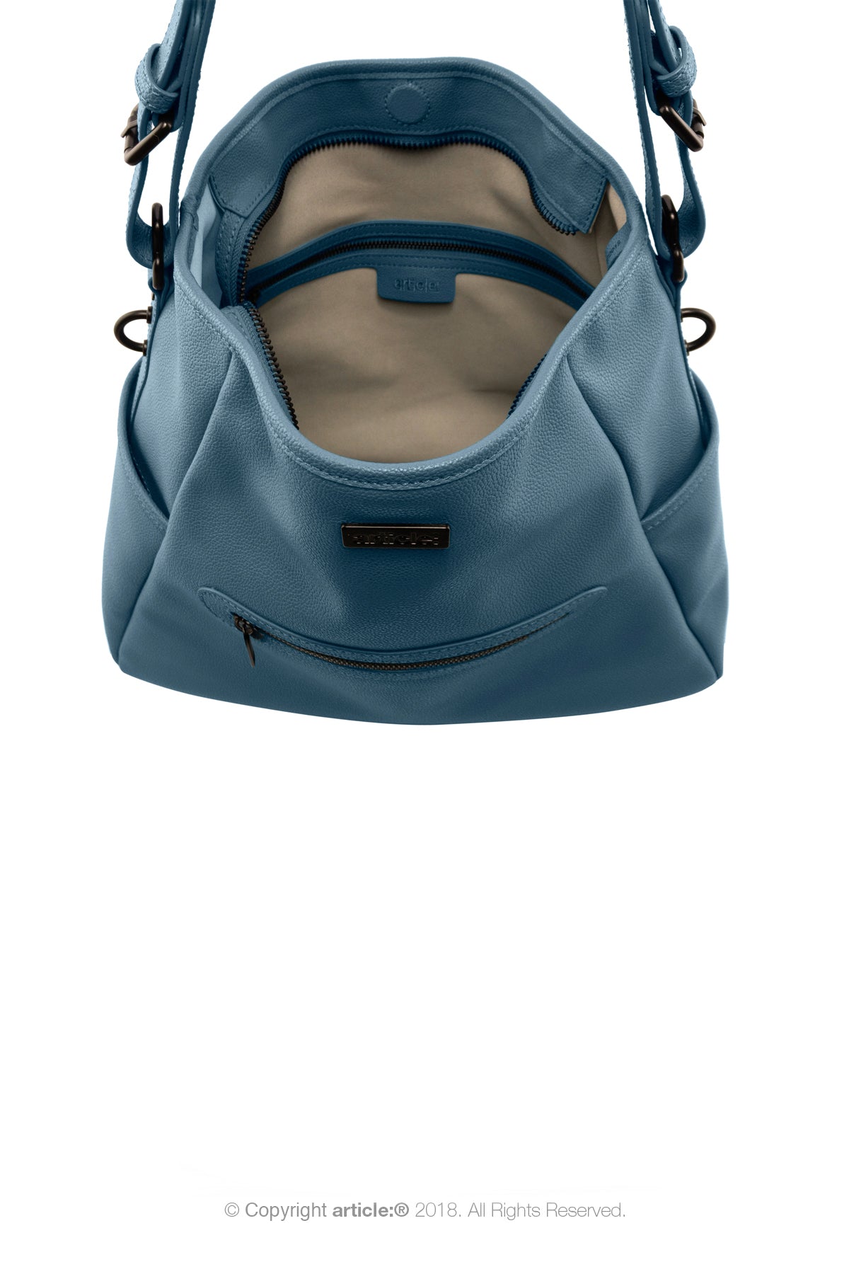 article: #130 Handbag Hobo - Prussian