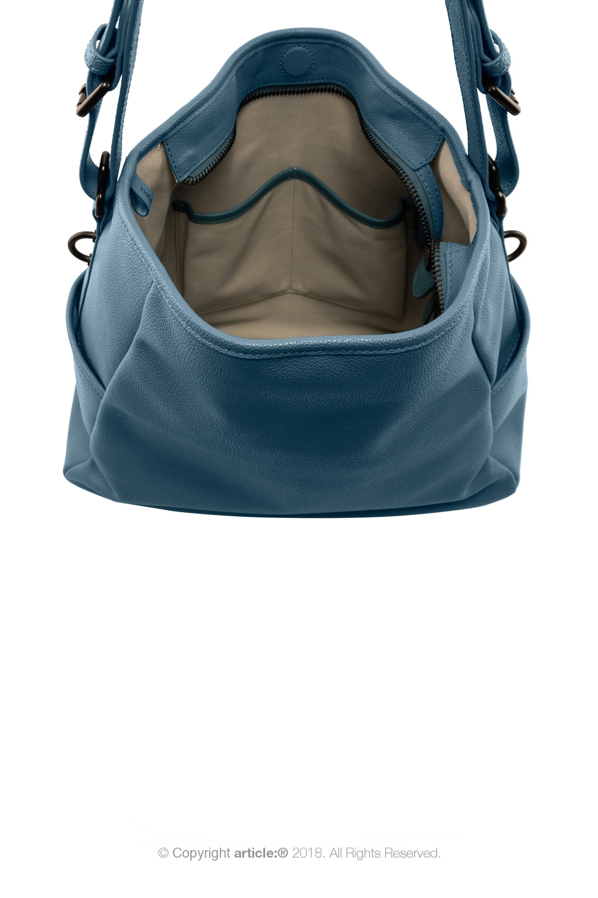 article: #130 Handbag Hobo - Prussian