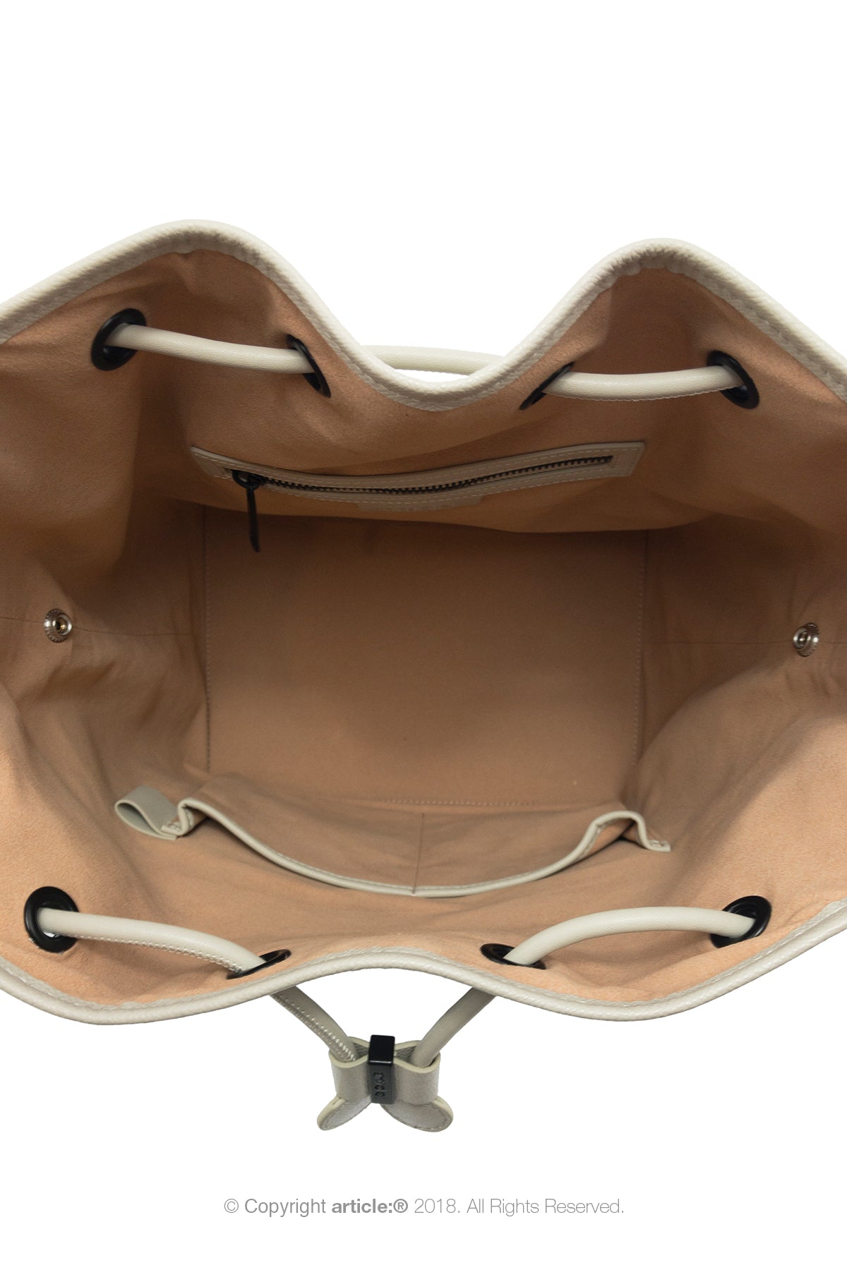 article: #120 Handbag Grande Bucket - Oyster