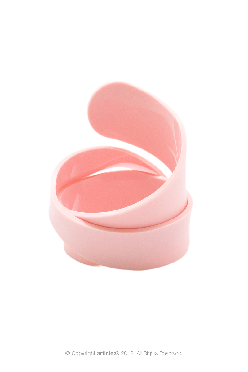 article: #608 Bangle Guggenheim - Marshmallow Pink