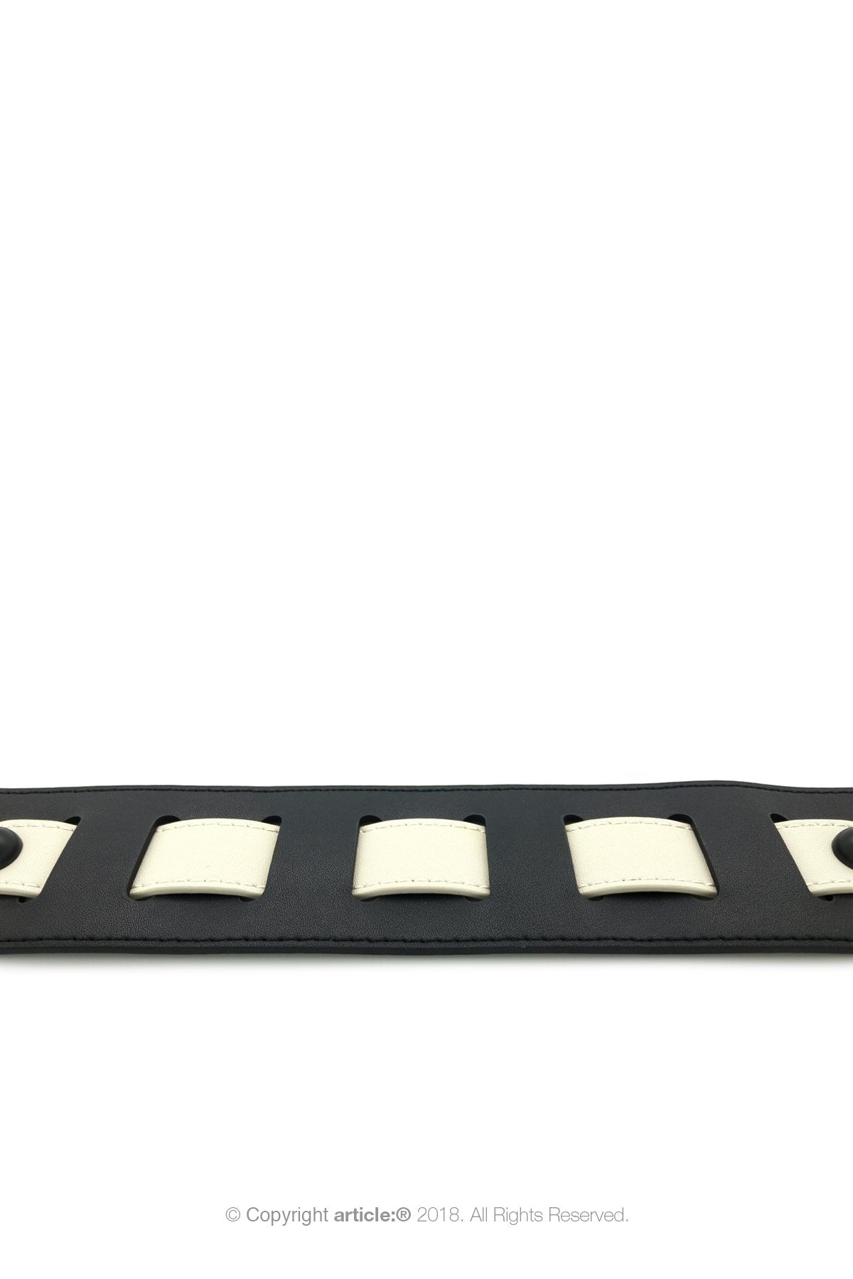 article: #281 Shoulder Strap - Noir + Oyster
