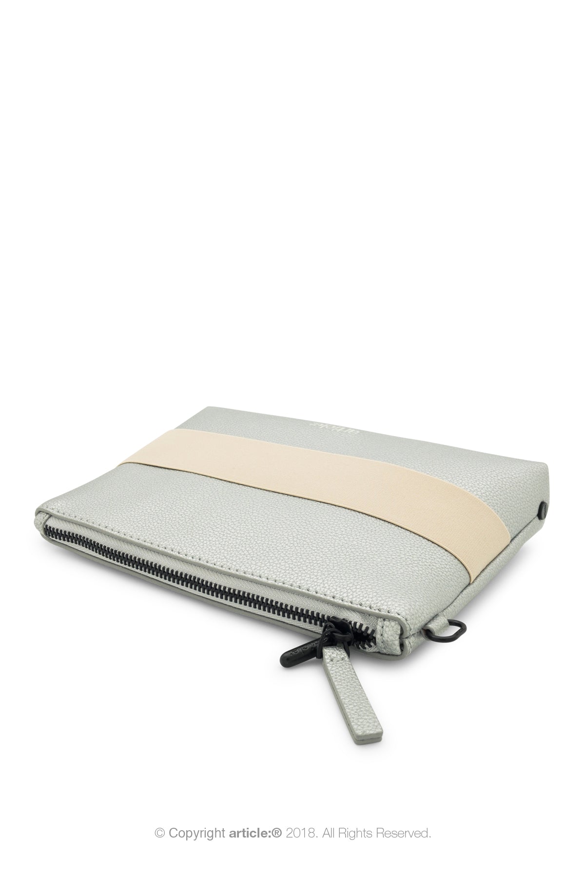 article: #015 Pochette Gusset - Silver