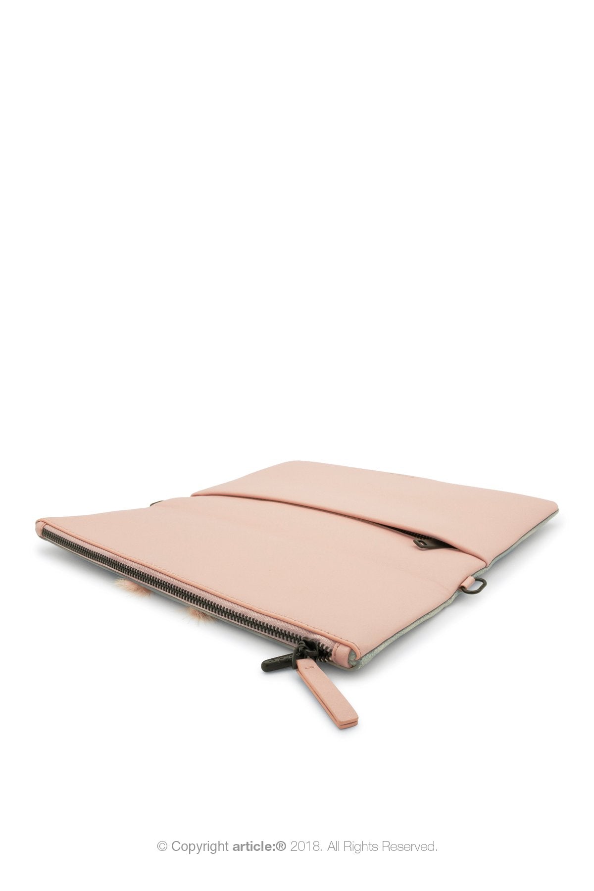 article: #097 Pochette Grande Foldable - Ballet + Silver
