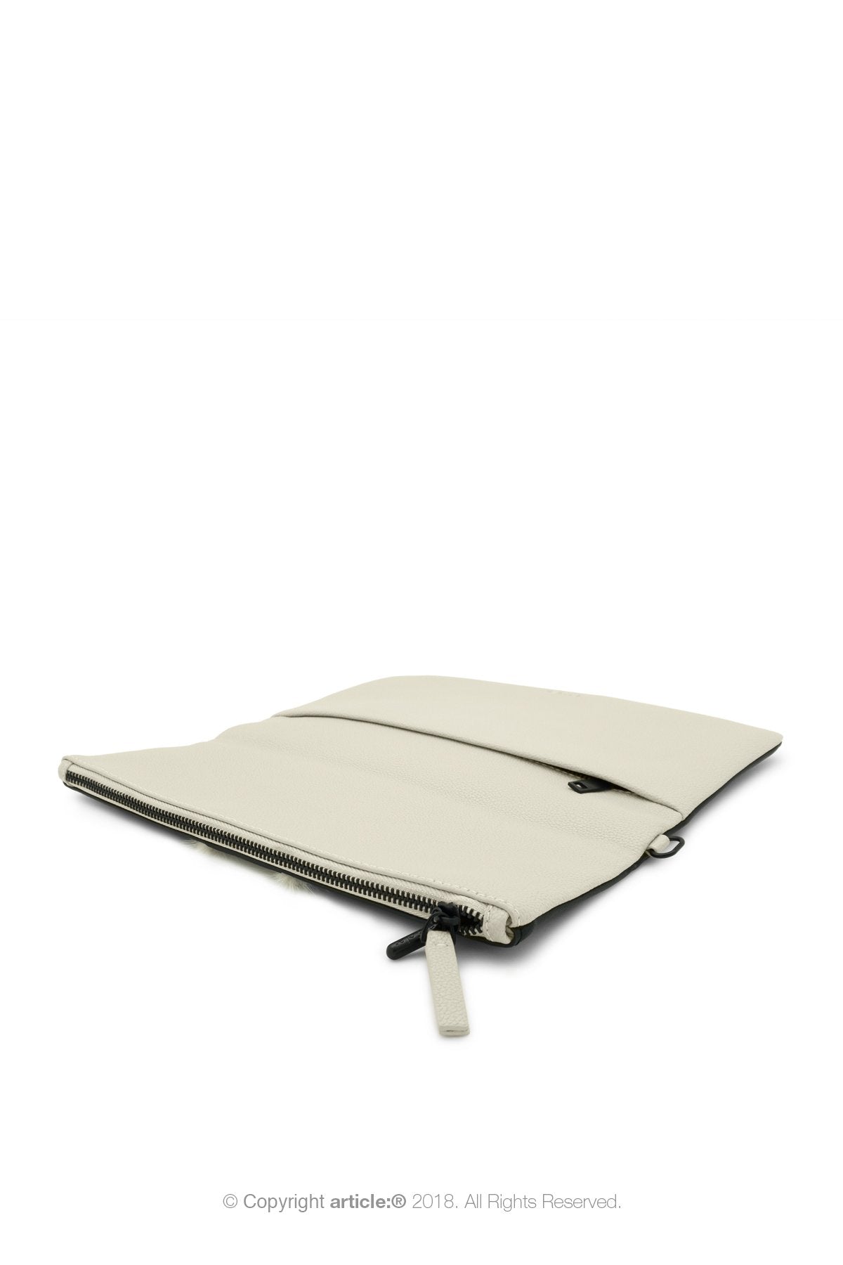 article: #097 Pochette Grande Foldable - Noir + Oyster