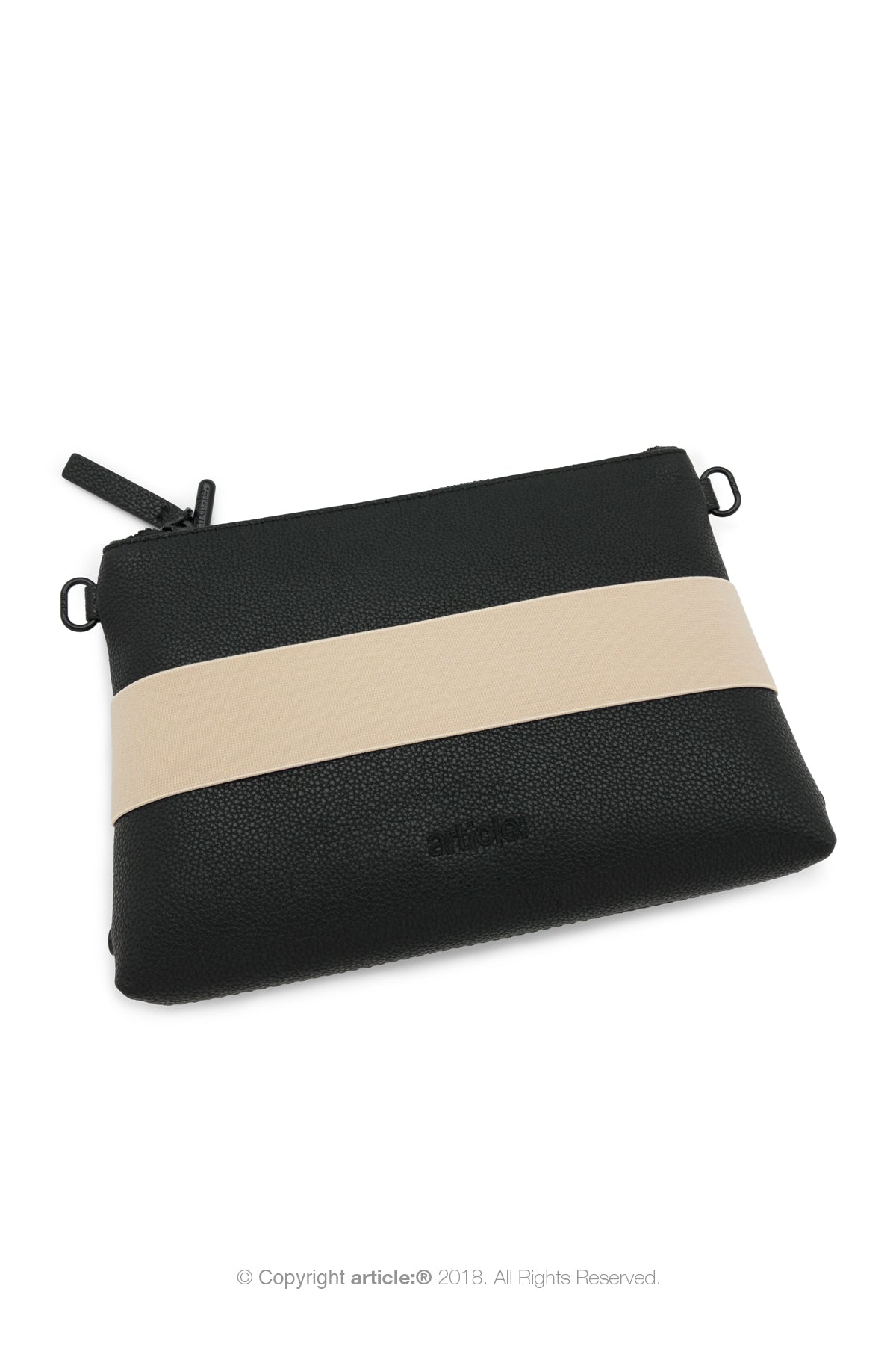 article: #015 Pochette Gusset - Noir