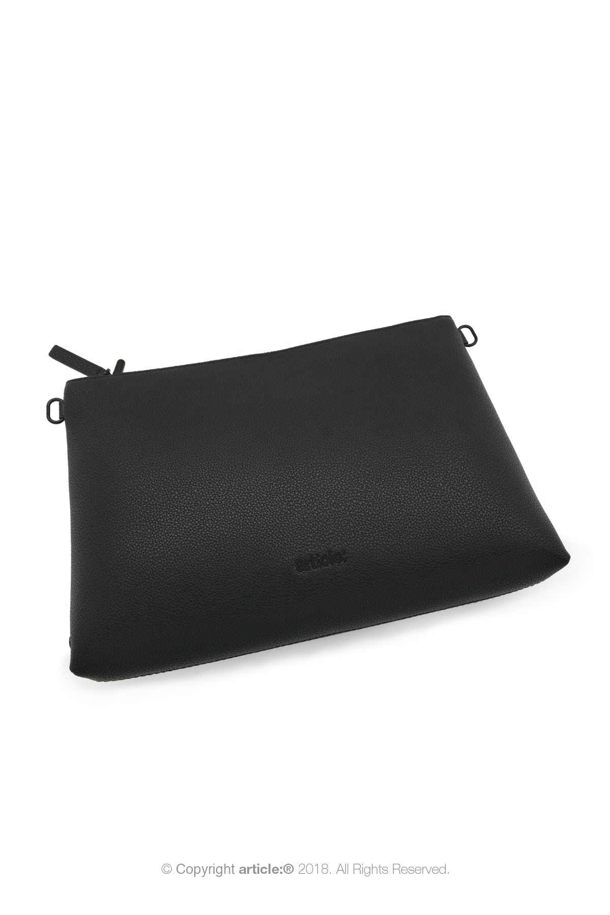 article: #073 Pochette Grande Gusset Men - Noir