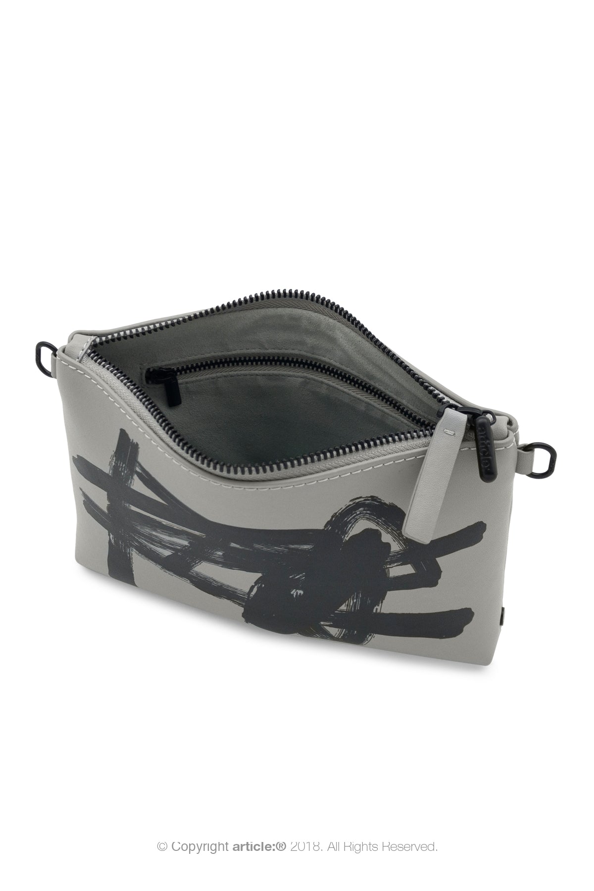 article: #007 Pochette Gusset - Gris