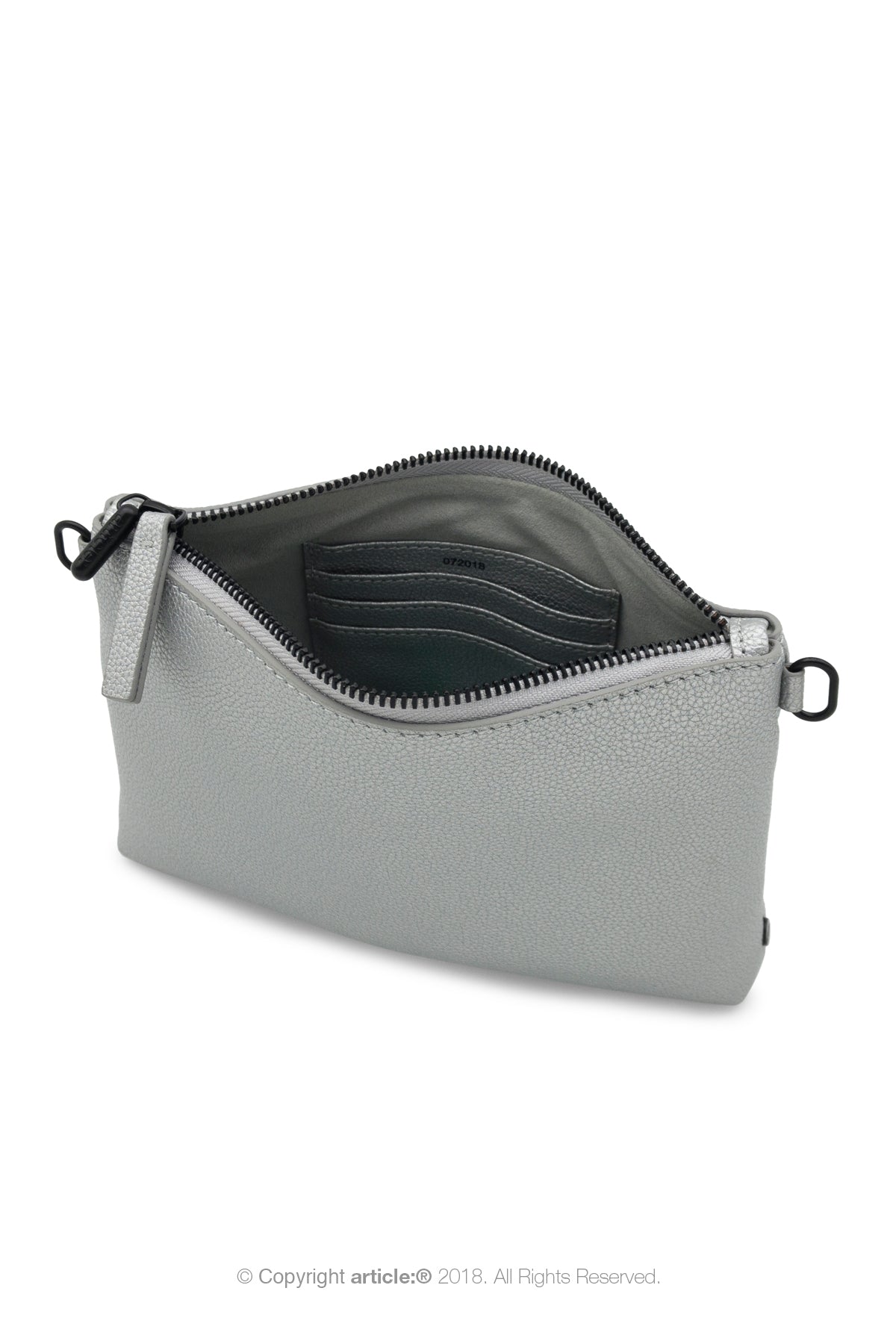 article: #015 Pochette Gusset - Silver