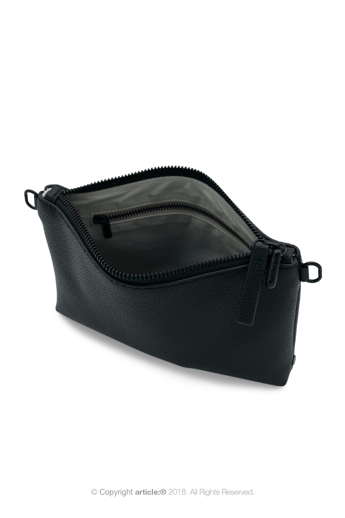 article: #003 Pochette Gusset - Noir