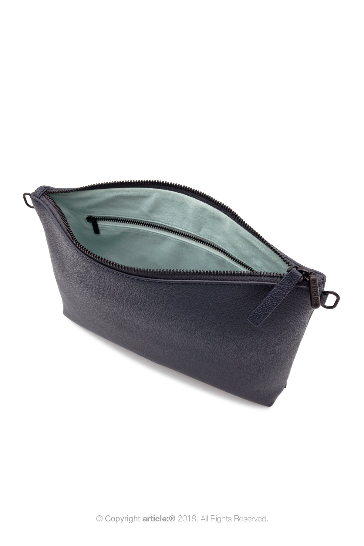 article: #073 Pochette Grande Gusset Men - Indigo