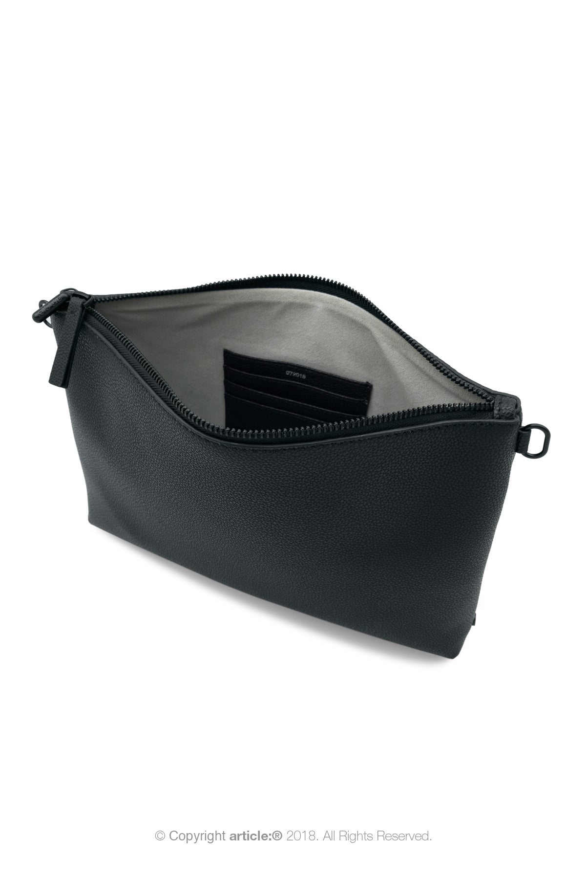 article: #073 Pochette Grande Gusset Men - Noir
