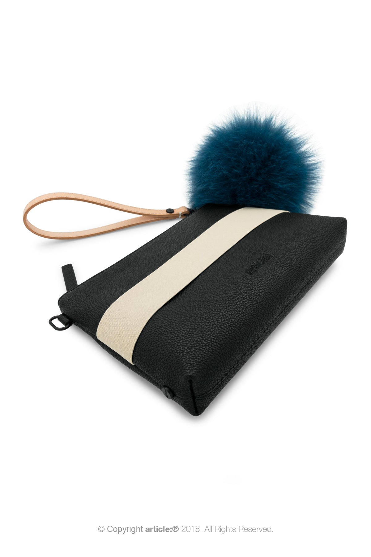 article: #015 Pochette Gusset - Noir