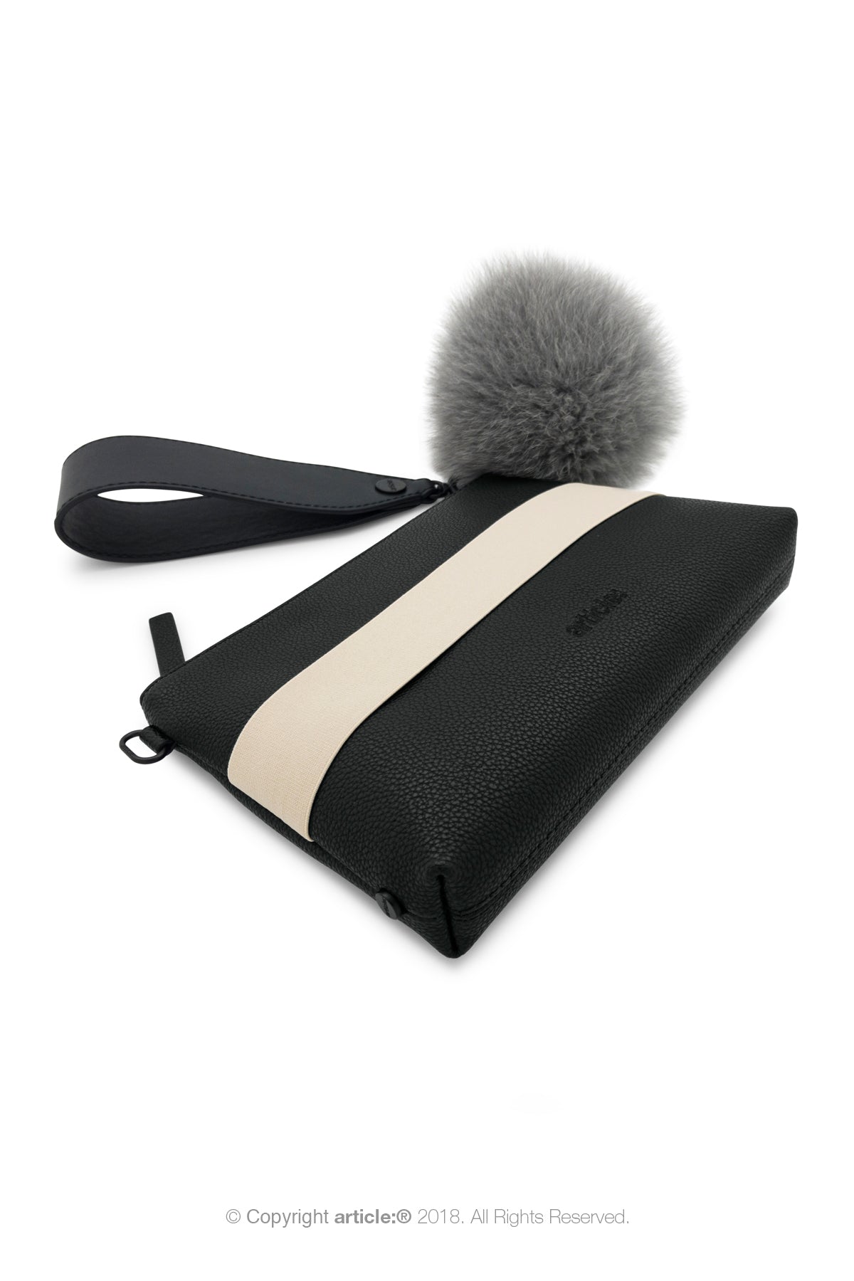article: #015 Pochette Gusset - Noir