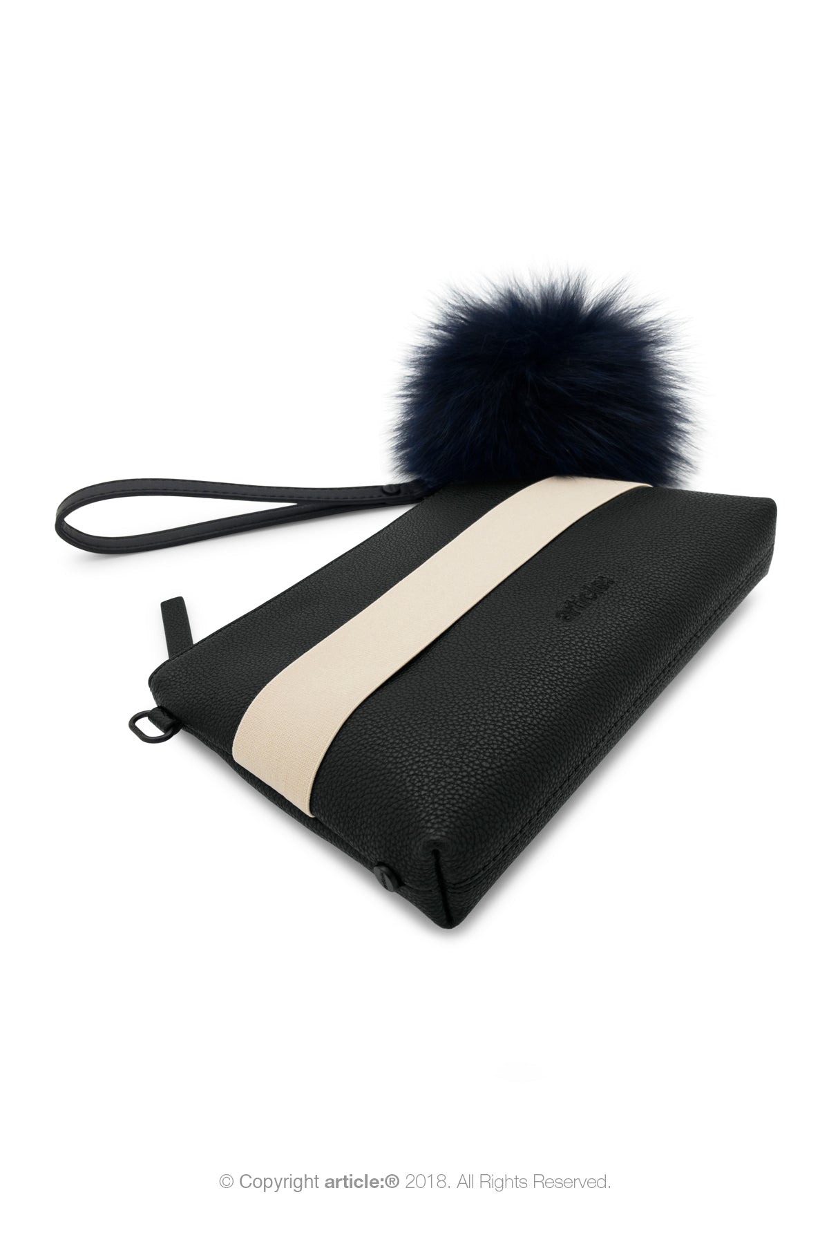article: #015 Pochette Gusset - Noir