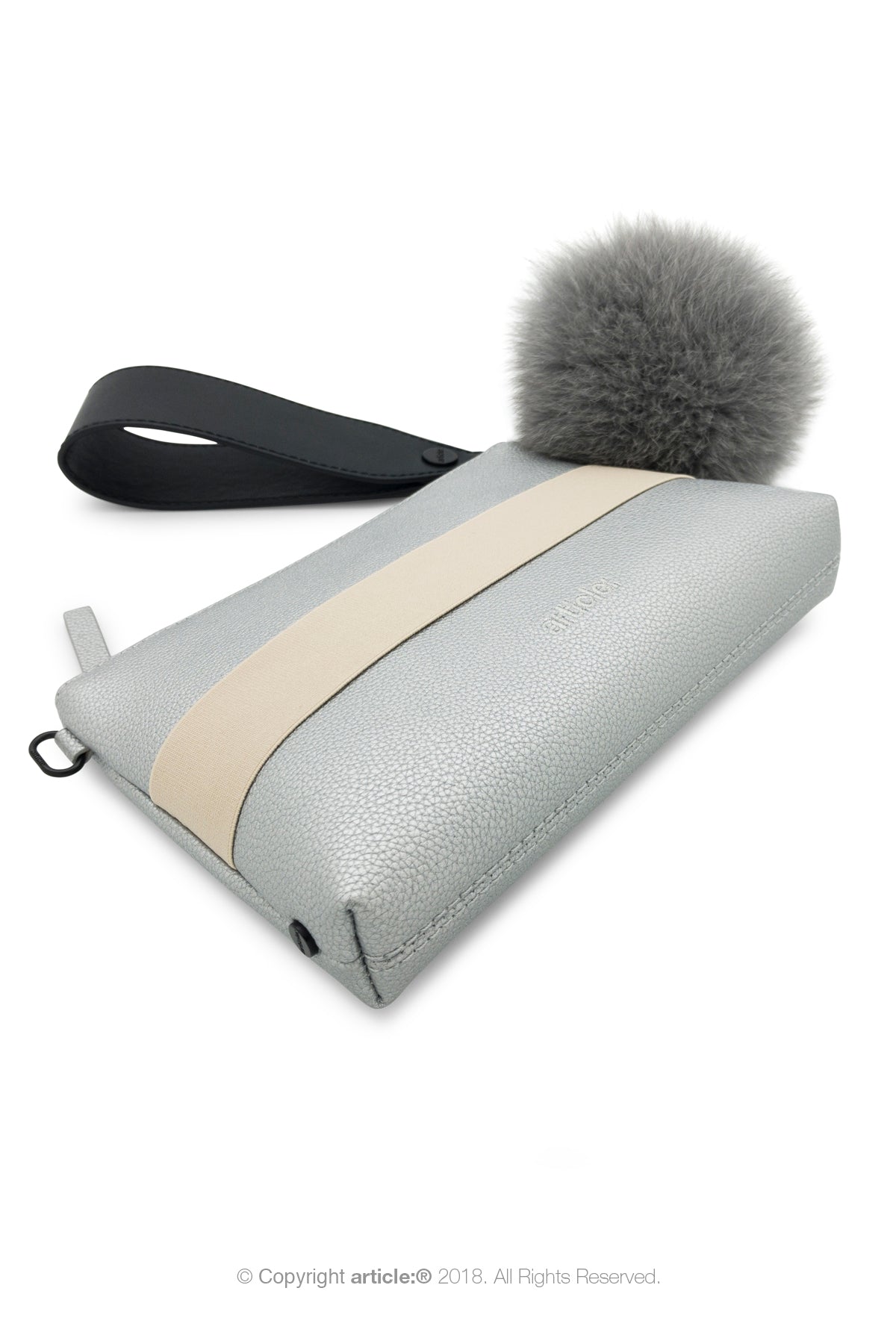 article: #015 Pochette Gusset - Silver