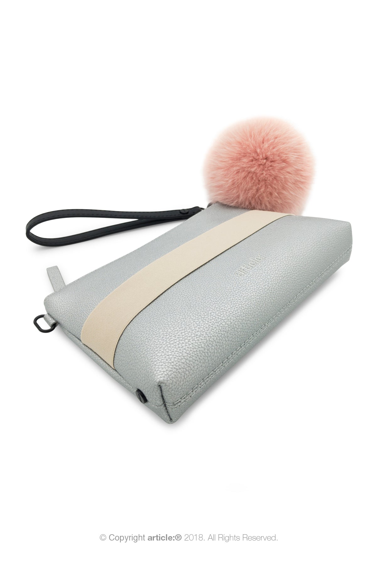 article: #015 Pochette Gusset - Silver