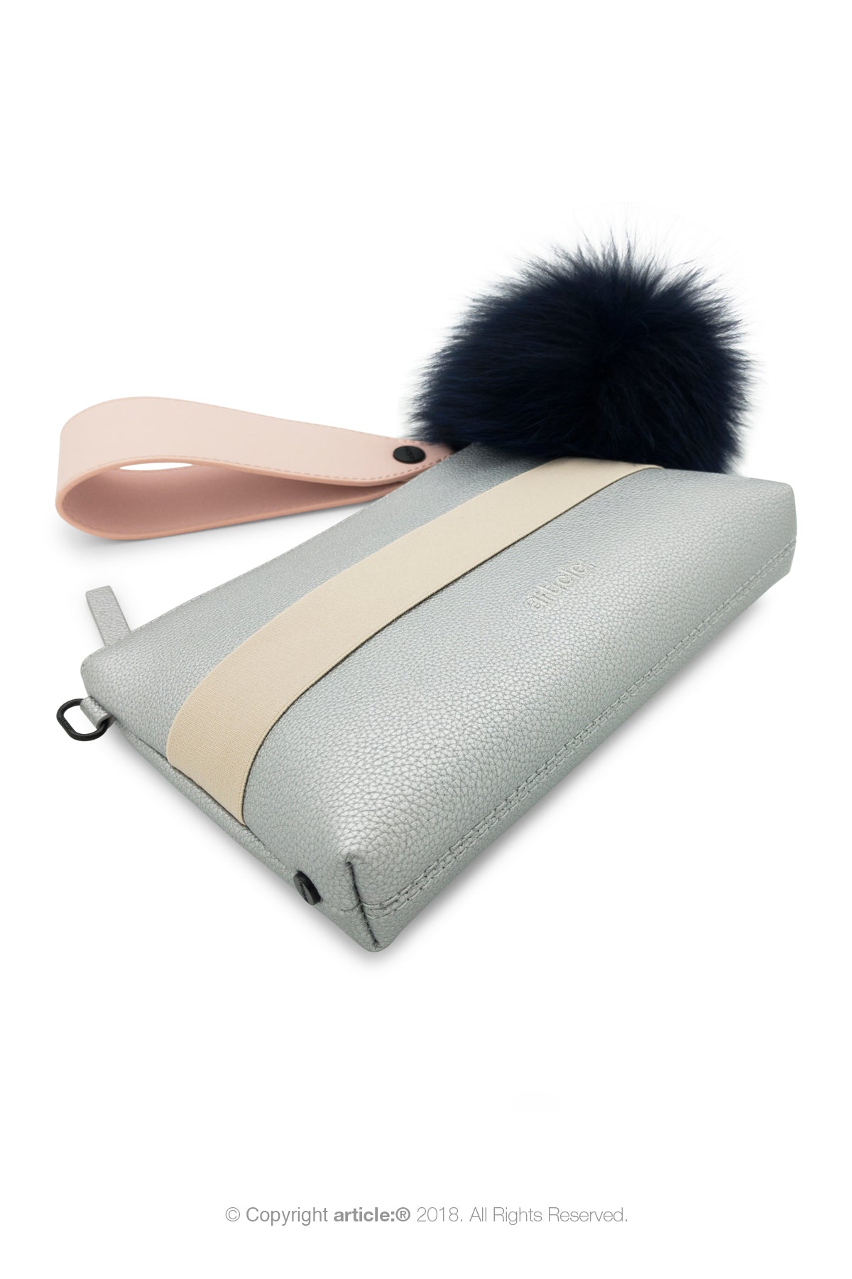 article: #015 Pochette Gusset - Silver