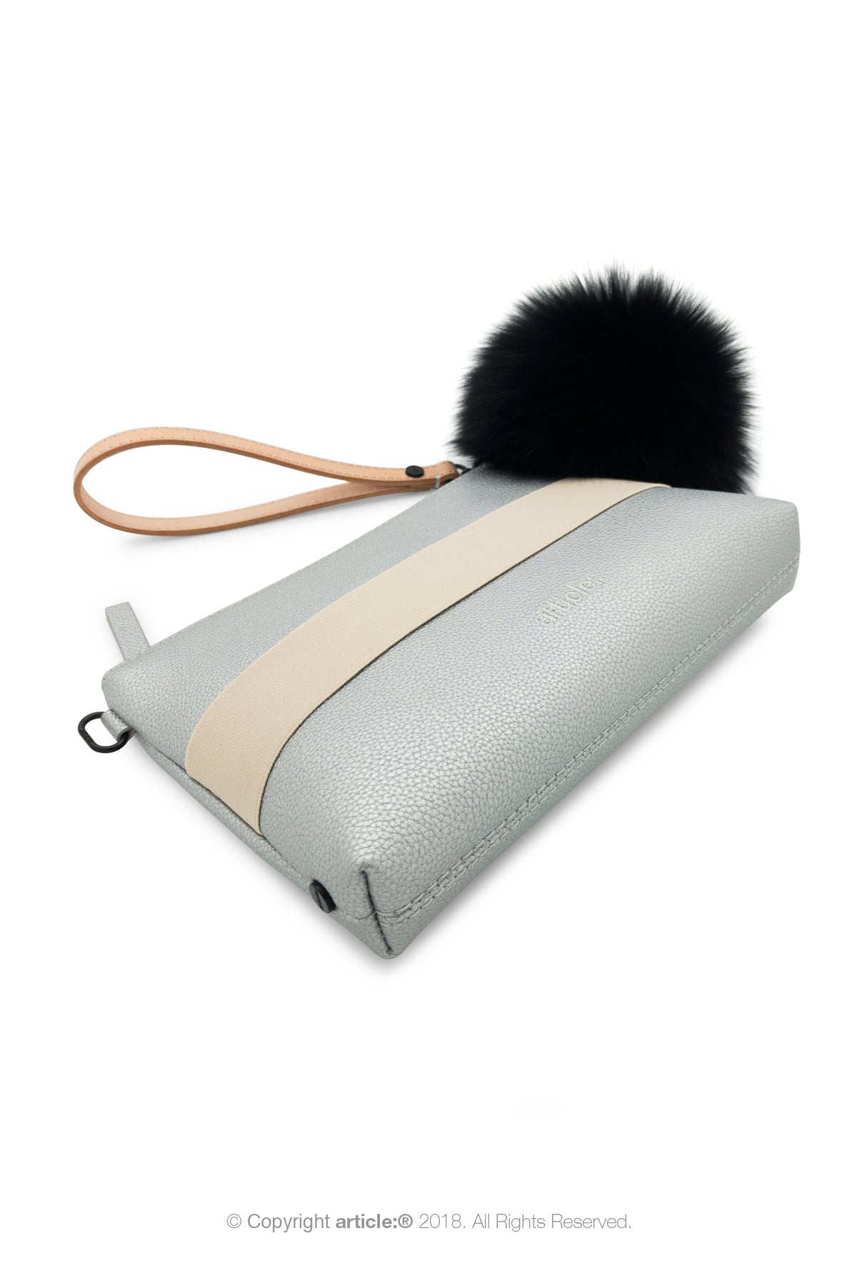 article: #015 Pochette Gusset - Silver