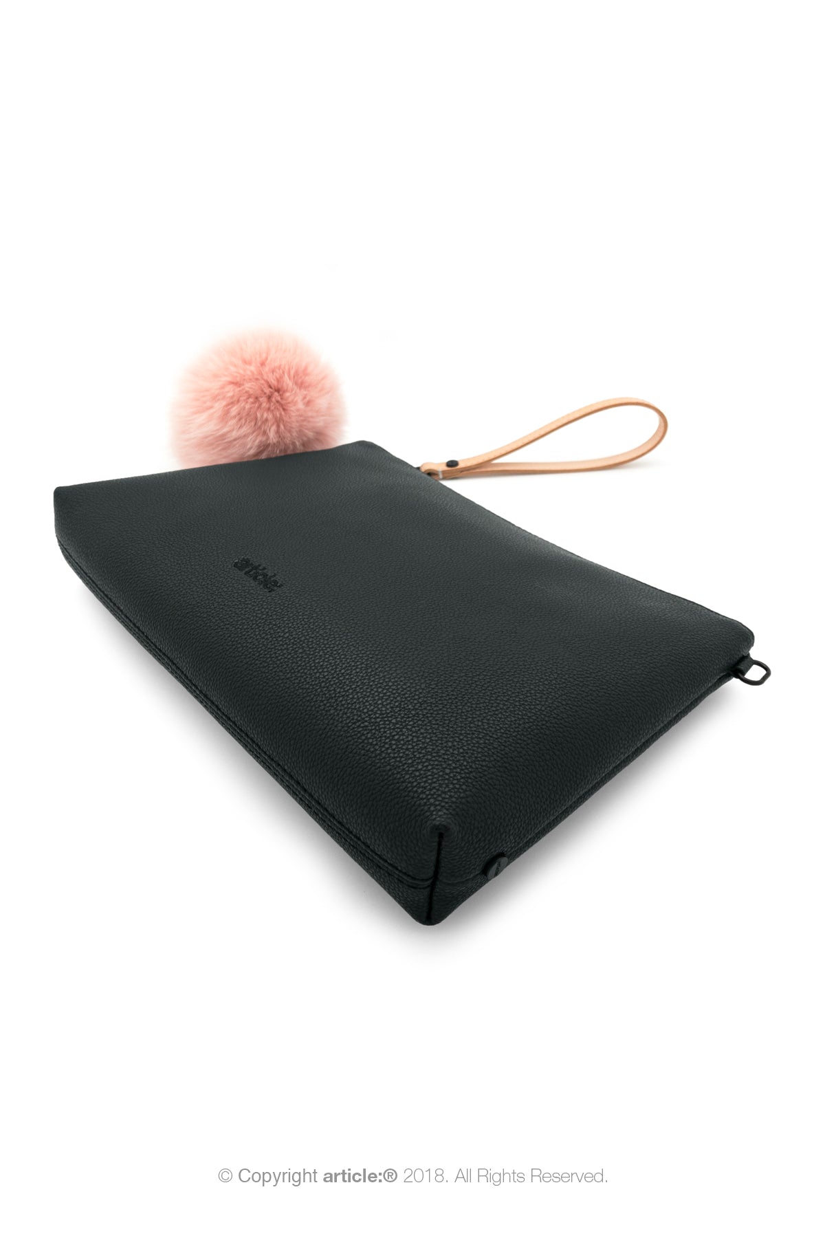 article: #073 Pochette Grande Gusset - Noir