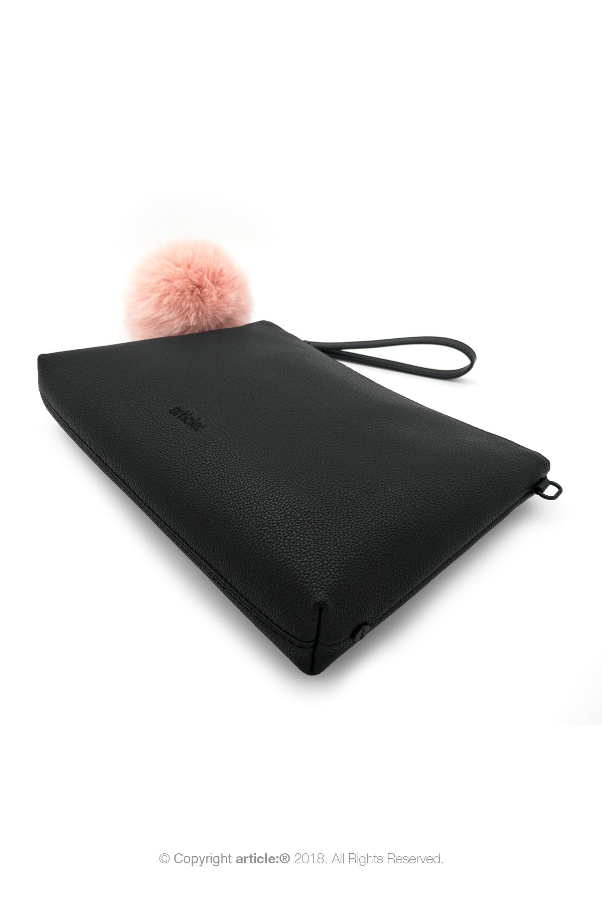 article: #073 Pochette Grande Gusset - Noir