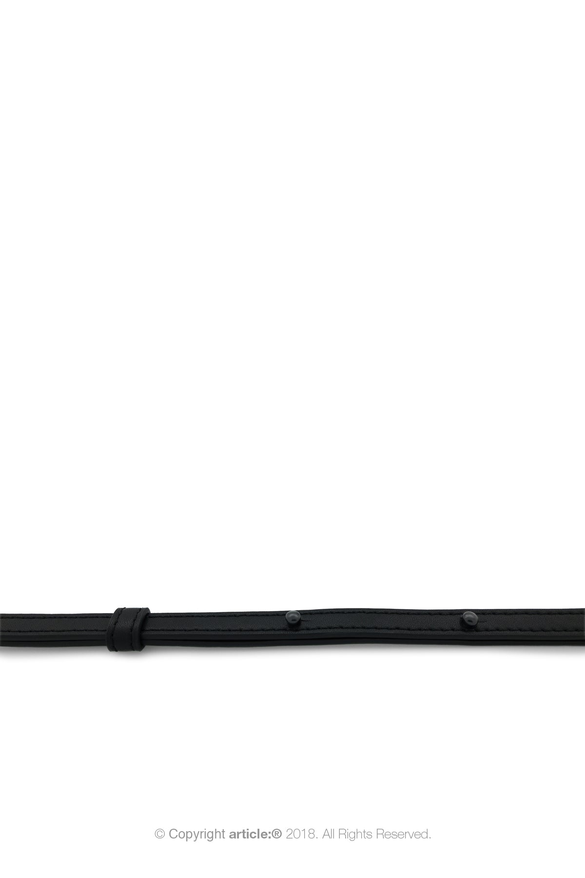 article: #300 Crossbody Strap Men - Noir