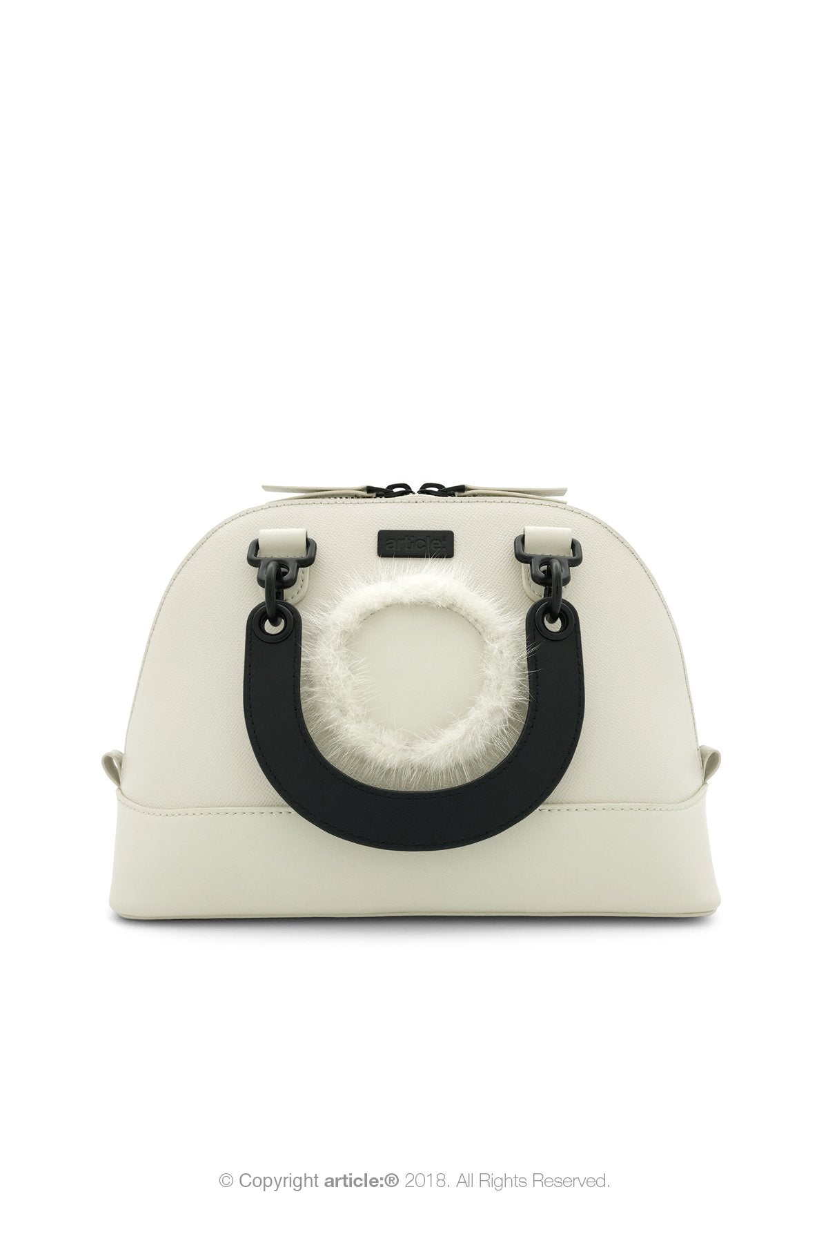 article: #140 Handbag Top Handle - Oyster