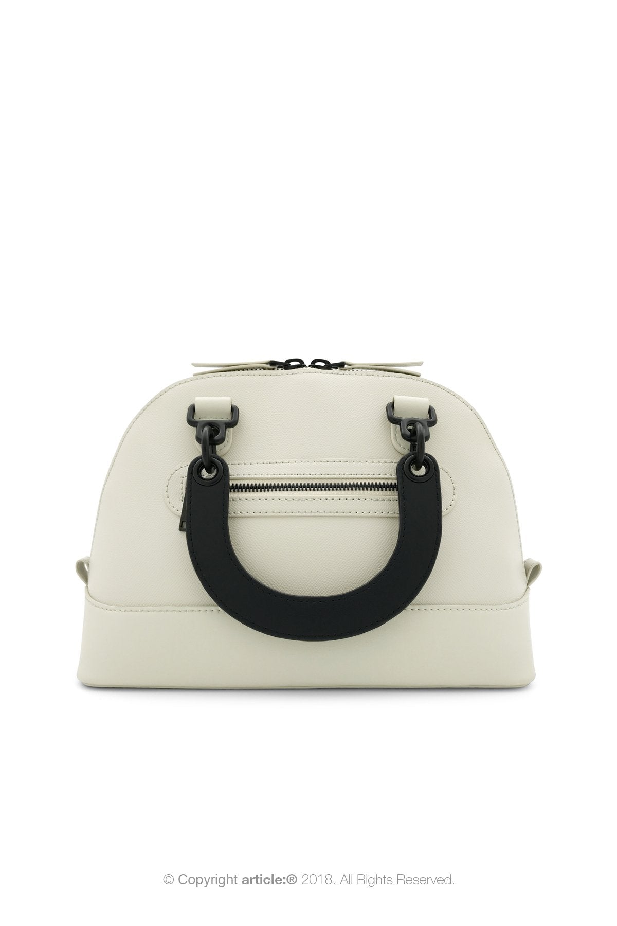 article: #140 Handbag Top Handle - Oyster