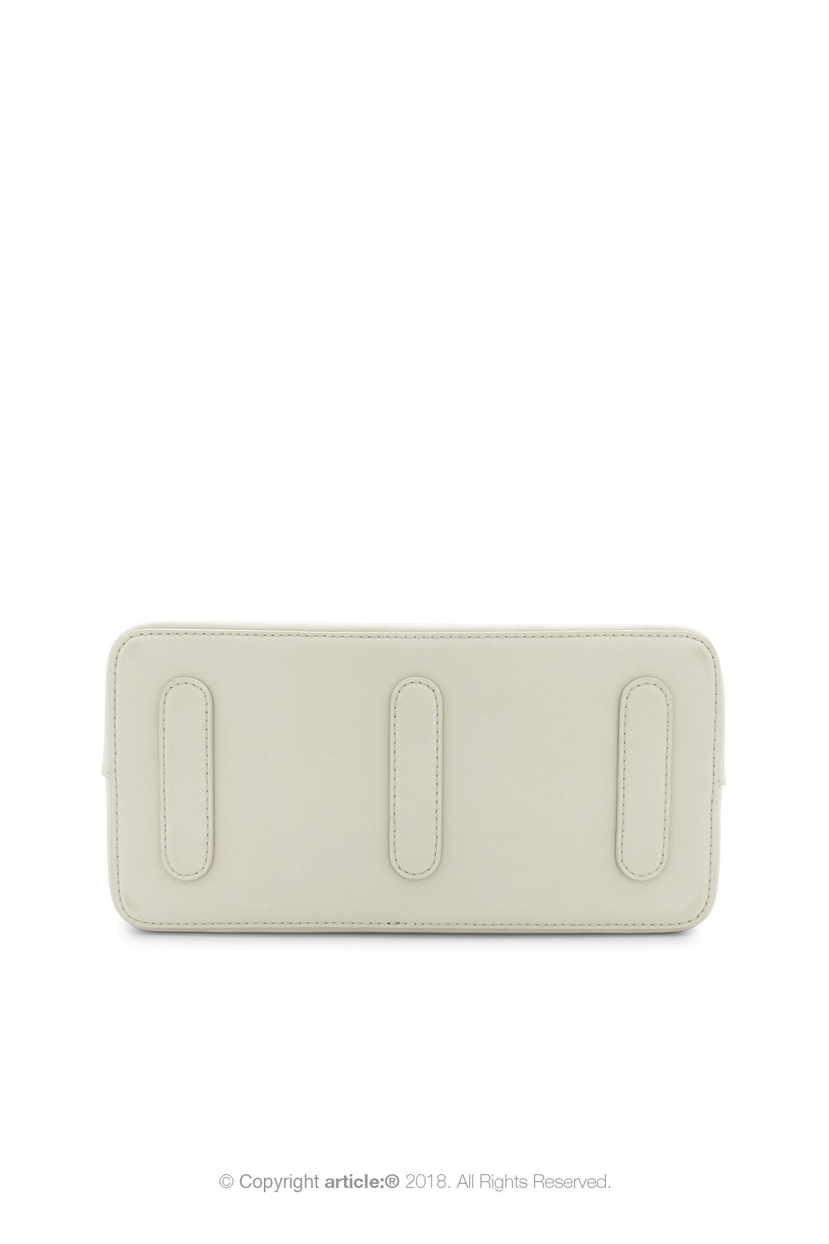 article: #140 Handbag Top Handle - Oyster