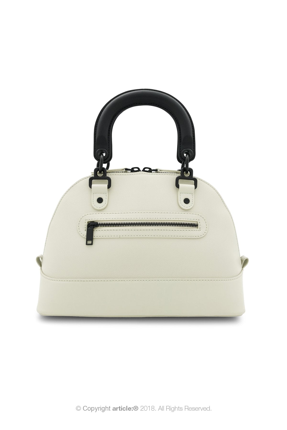 article: #140 Handbag Top Handle - Oyster