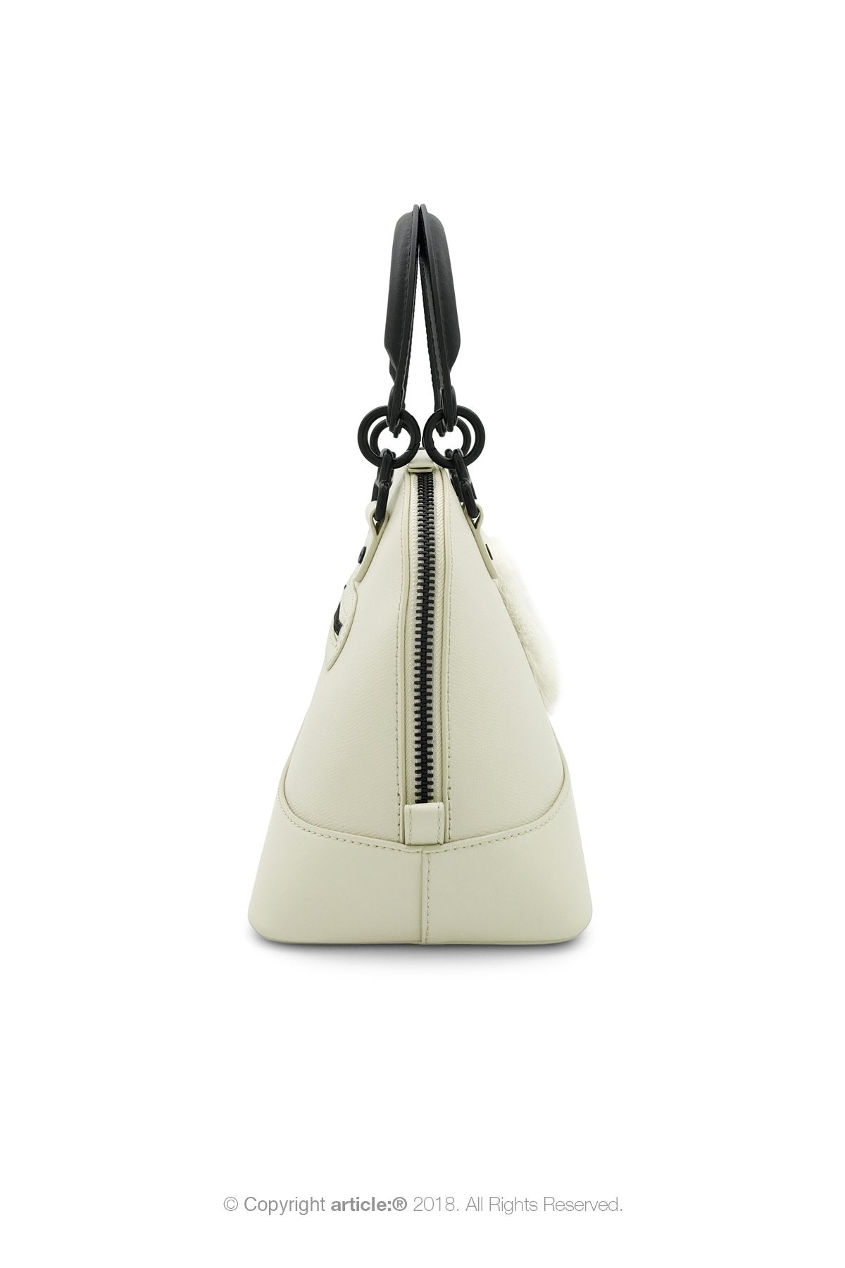 article: #140 Handbag Top Handle - Oyster