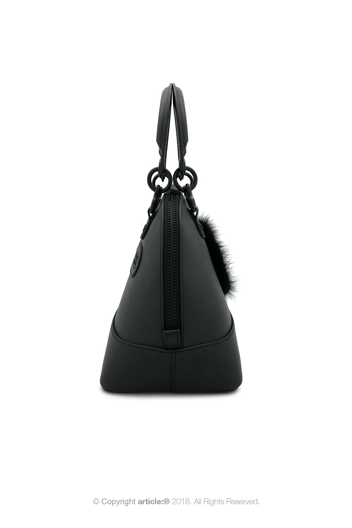article: #140 Handbag Top Handle - Noir