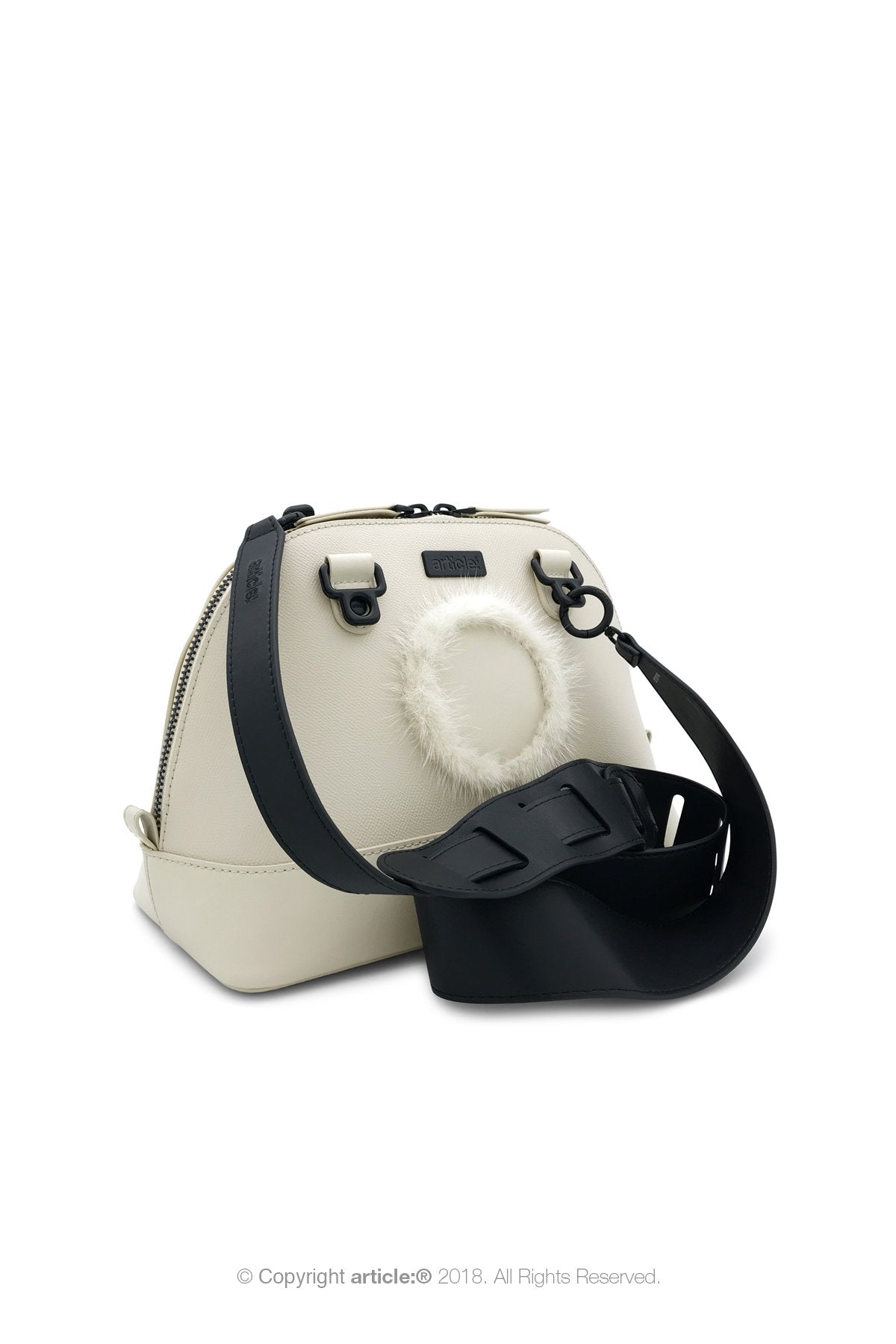 article: #140 Handbag Top Handle - Oyster