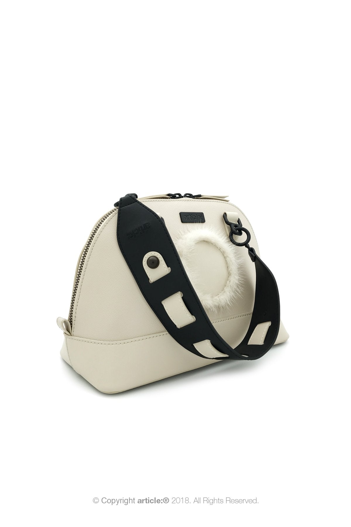 article: #140 Handbag Top Handle - Oyster
