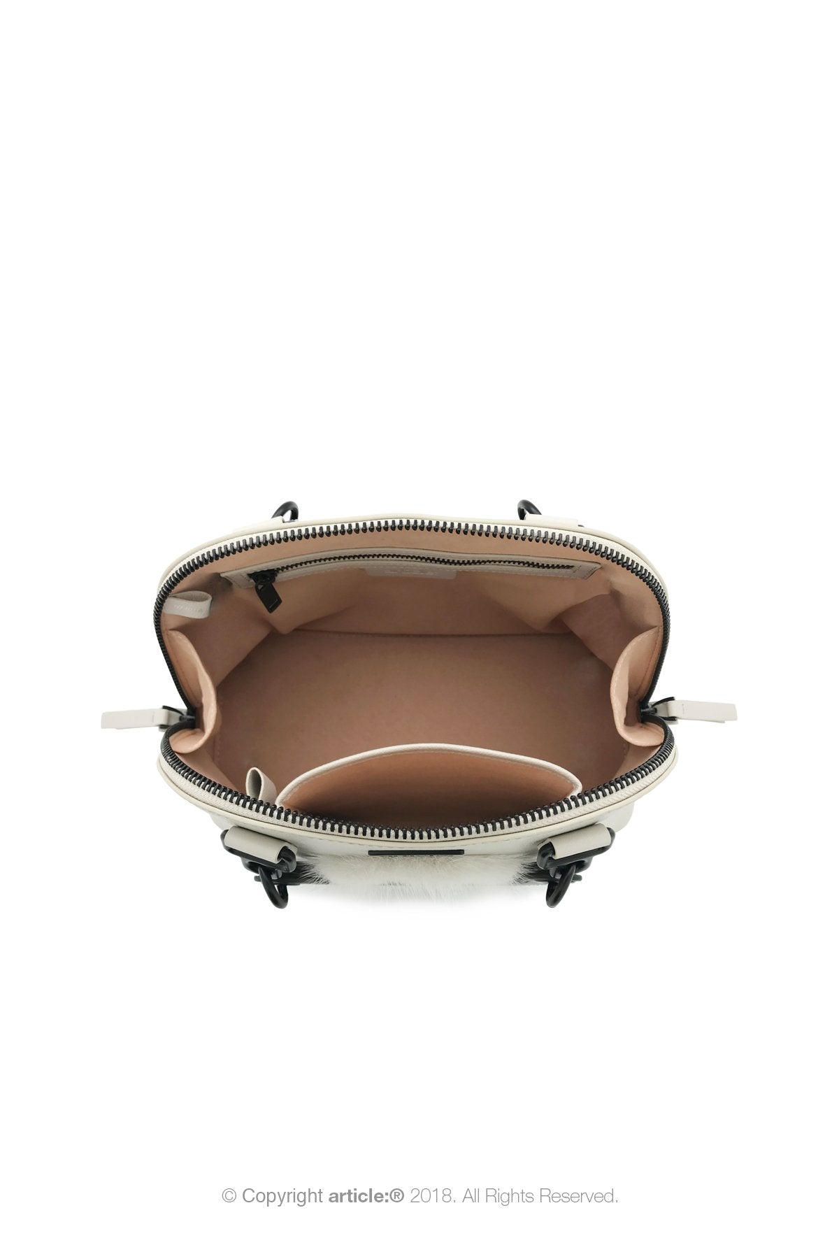 article: #140 Handbag Top Handle - Oyster