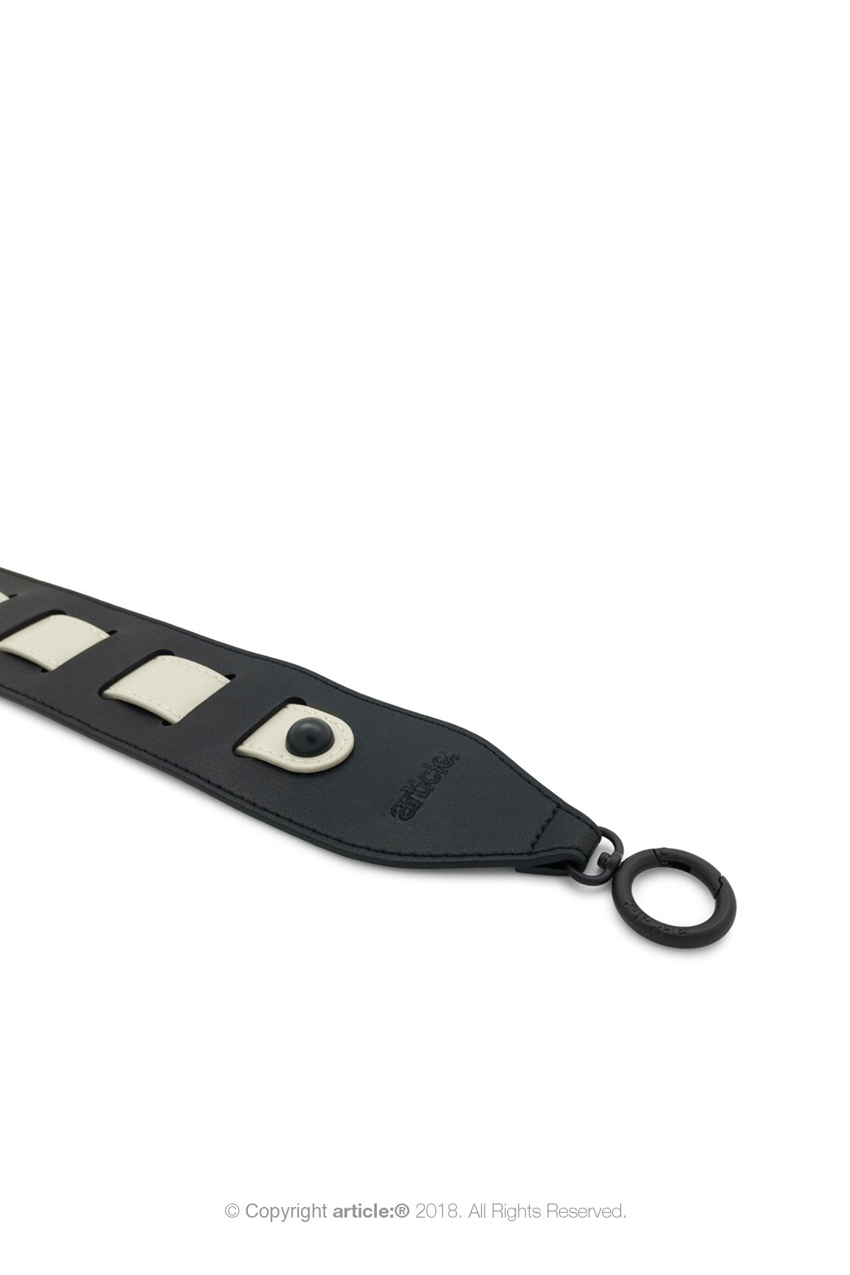 article: #281 Shoulder Strap - Noir + Oyster