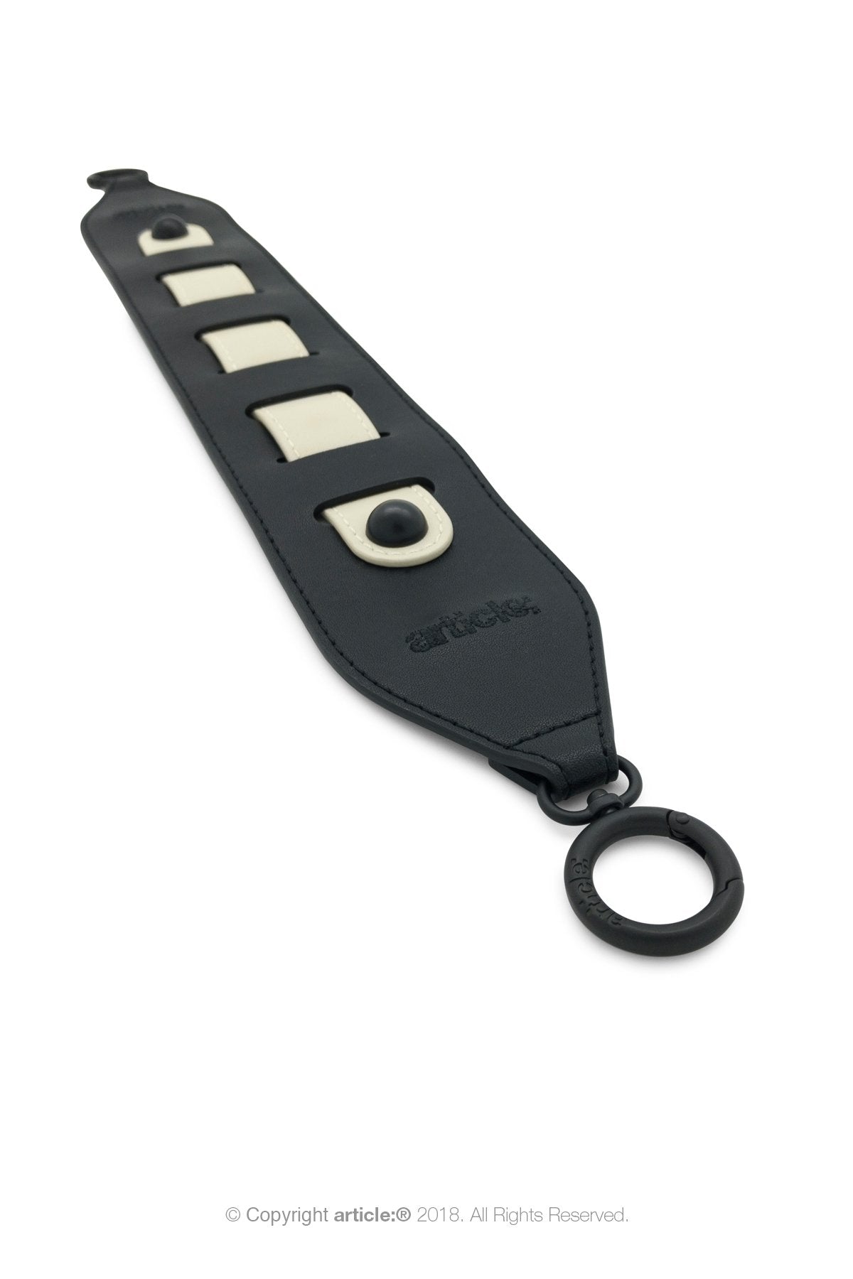 article: #281 Shoulder Strap - Noir + Oyster