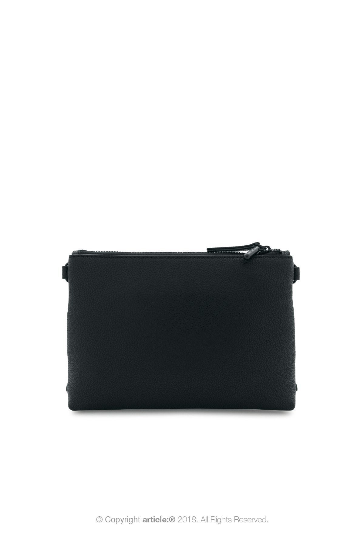 article: #015 Pochette Gusset - Noir