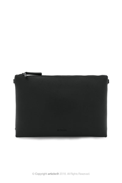 article: #073 Pochette Grande Gusset Men - Noir