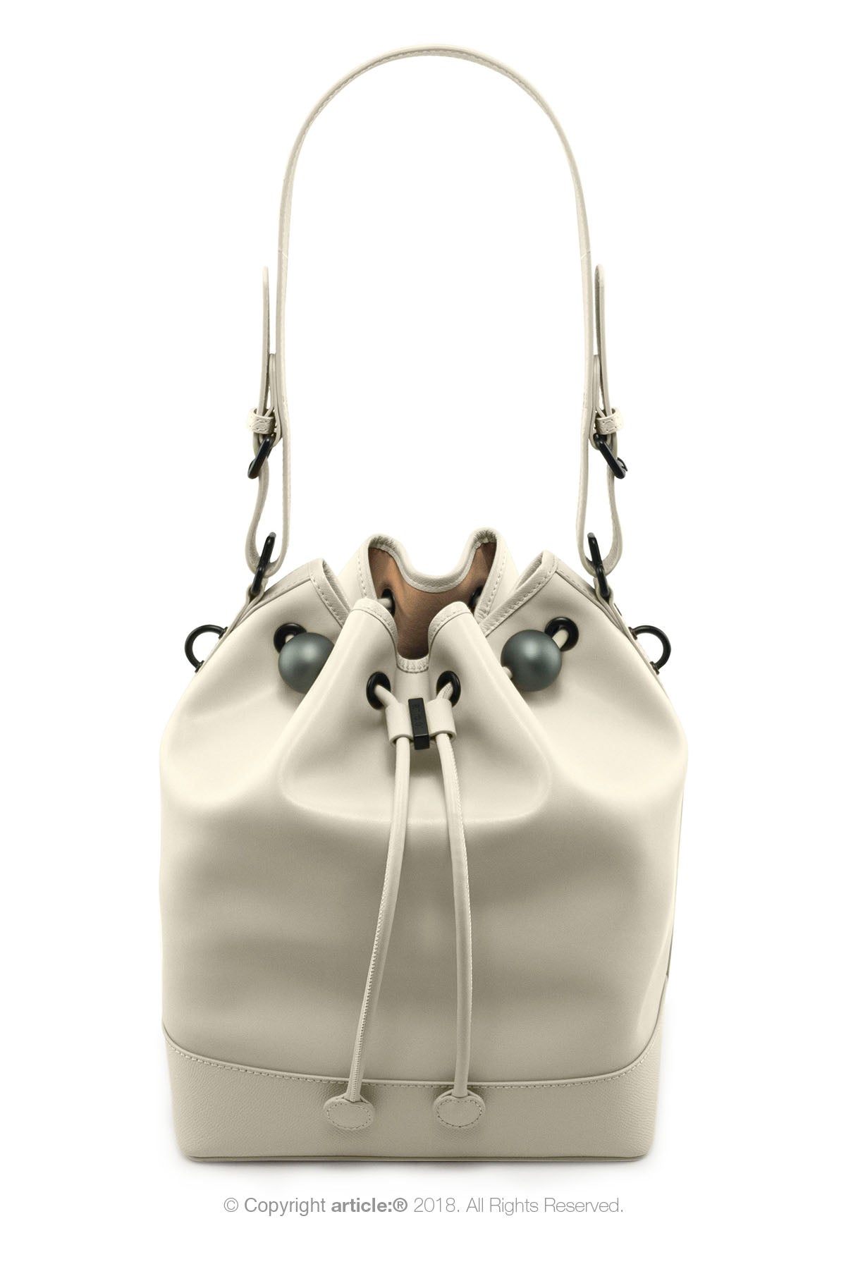 article: #120 Handbag Grande Bucket - Oyster