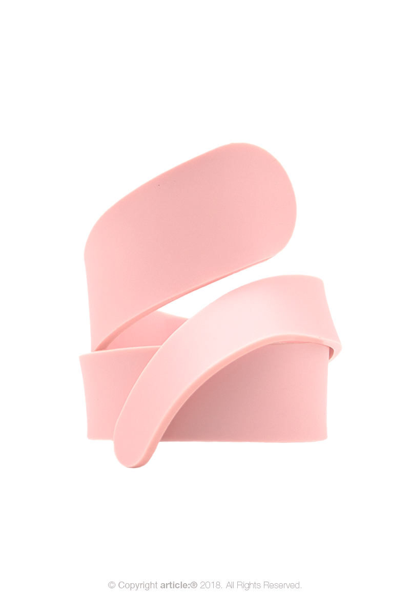 article: #608 Bangle Guggenheim - Marshmallow Pink