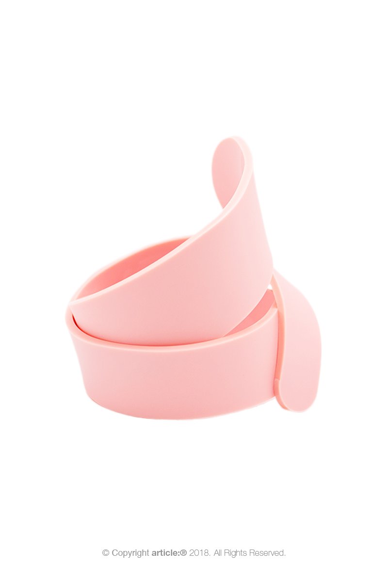 article: #608 Bangle Guggenheim - Marshmallow Pink