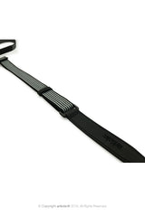 article: #310 Crossbody Strap - Gris + Noir Stripe